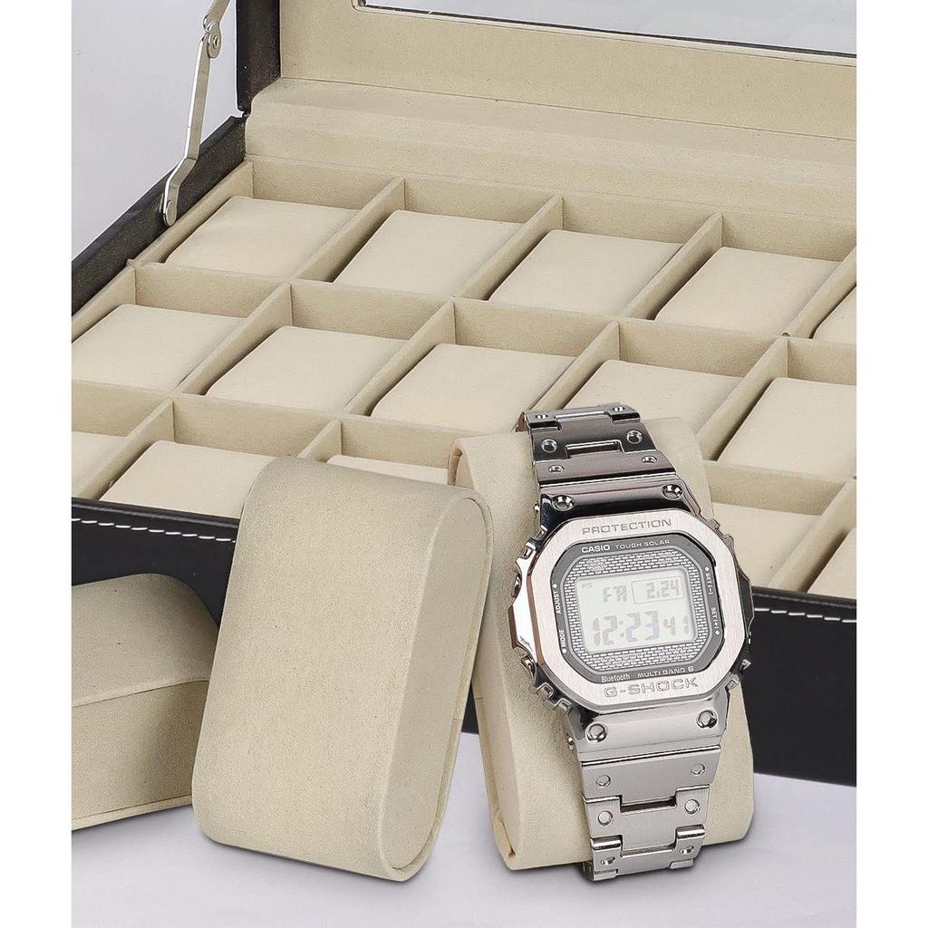 Used [Limited Quantity] QuiExact Watch Storage Case with Transparent Window Watch Box Collection Case Watch Storage Watch Box Accessories Storage