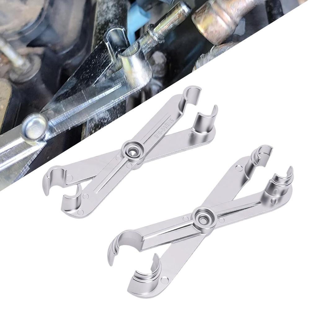 2PCS 5/16 3/8 Inch Fuel Line Separator Pliers Steel Scissor Fuel Line Tool  Auto Repair