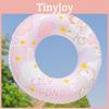 Cute Cartoon Pattern Cloud Horse Kids Baby Inflatable Swim Ring Pink Lifebuoy Water Floating Ring