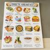 12 Pièces Tableau Alimentaire pour Diabétiques & Planificateur de Repas Liste d'Aliments pour les Courses pour Diabétiques Feuilles de Référence Alimentaire Diététique pour Diabétiques