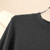 Women's Long Sleeve Slimming Cotton Base Layer Top - Spring/Autumn Fashionable Versatile Round Neck T-shirt, 2025 New Arrival