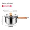 Stainless Steel Non-stick Baby Milk & Food Pot with Steaming and Boiling Functions