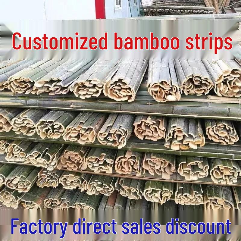 Moso Bamboo Slats for Greenhouse, Shed, and Garden Fencing