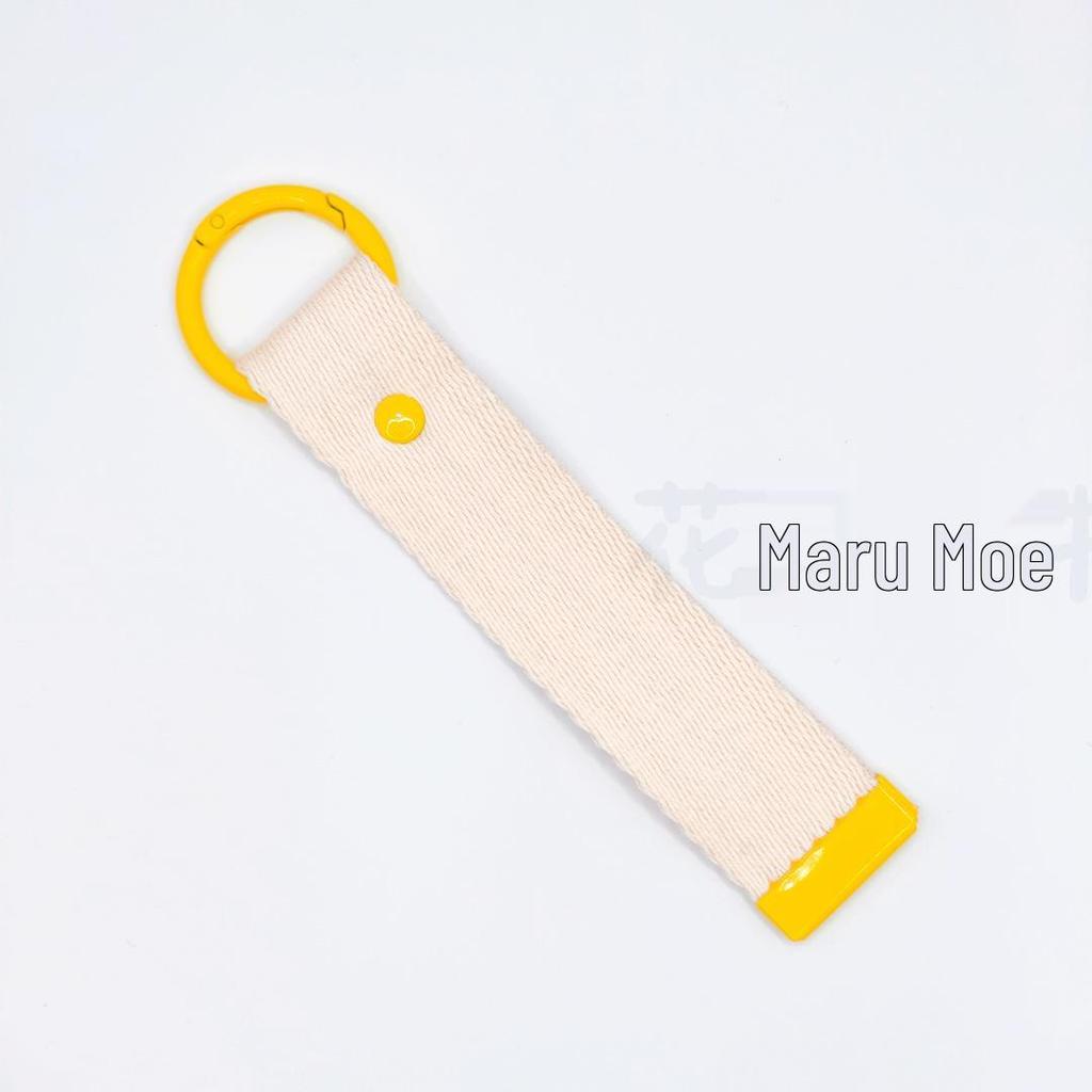 3.2CM Wide INS Style DIY Canvas Keychain Embroidered Name Tag
