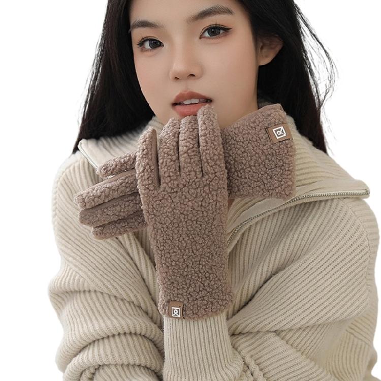 Women Cold Weather Gloves Fleeces Lined Thermals Insulation Gloves For Cycling Driving Winter Outdoor Activiy