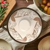 Home 4L Casserole Pots for Cooking Clay Soup Cooking Pot Porridge Cooker Stew Pot Ceramic Cookware High Temperature Crock Pot