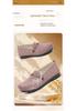 Spring/Summer 2025 Lightweight Slip-On Flyknit Flat Shoes for Middle-Aged & Elderly Women