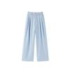 PEACEBIRD Women's Dopamine Straight Wide Leg Casual Pants