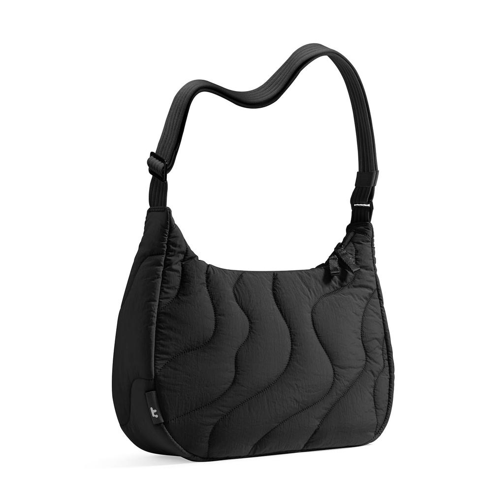 Tomtoc Women's Large Capacity 9L Lightweight Round Shoulder Bag, Compatible with 11-inch iPad Pro M5 (2025), iPad Air, Crescent Shape Crossbody Bag,