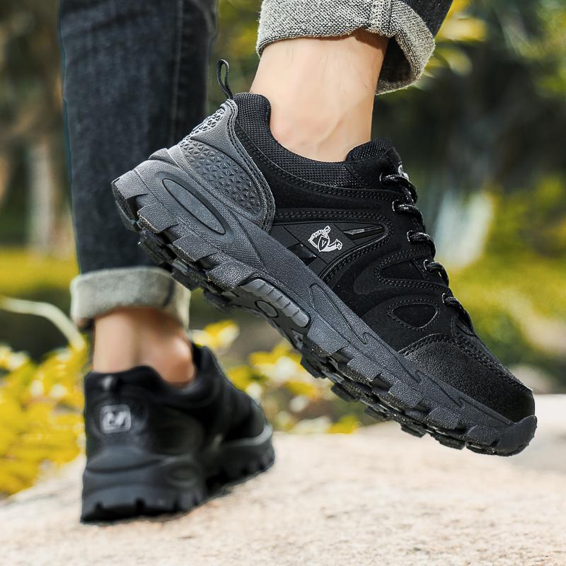 Men's Large-sized Outdoor Hiking Shoes Anti Slip Men's Shoes Lightweight Outdoor Hiking and Off-road Hiking Boots 39-48