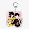 Beliebtes Spiel Omori Schlüsselanhänger Schlüsselring Schlüsselanhänger für Accessoires Tasche Sonniges Anhänger Schlüsselanhänger Ketten Schlüsselanhänger Schmuck Studenten Geschenke