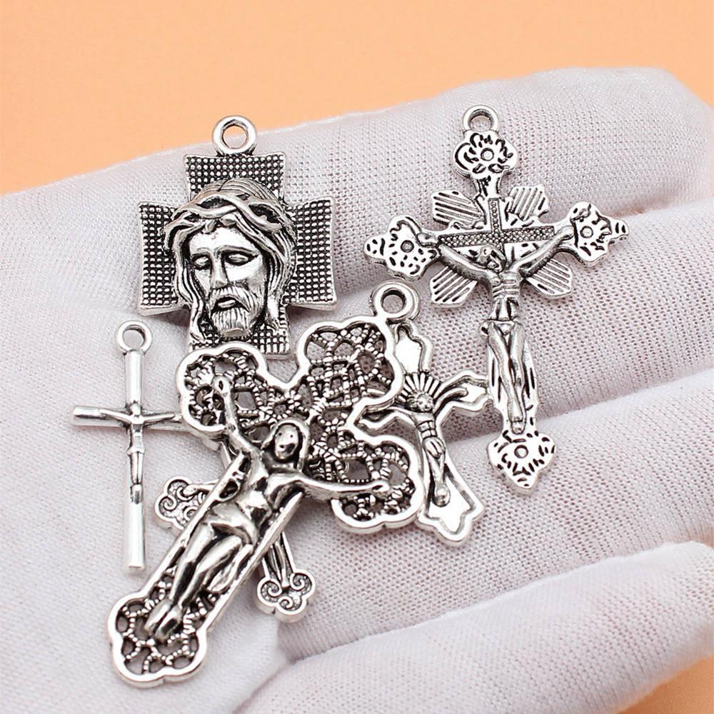 Religion Talisman Amulett Gemischtes Set Anhänger Herrenschmuck Massiv Originelle Geschenke Für
