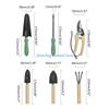 Y5GD Outdoor Hand Tools Heavy Duty Gardening Ergonomic Set for Gardening