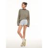 Discoglam Super Loose Long Sleeves Contrast Color Stripes T-shirt Oversized Lazy Old Money Style Fashionable Top