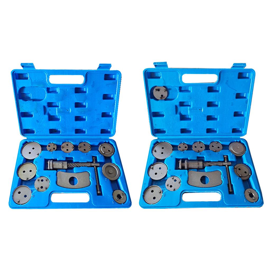 Multifunction 12pcs Brake Caliper Service Tool Set Precisions Steel Piston Compressor with Storage Box for Car Maintenan