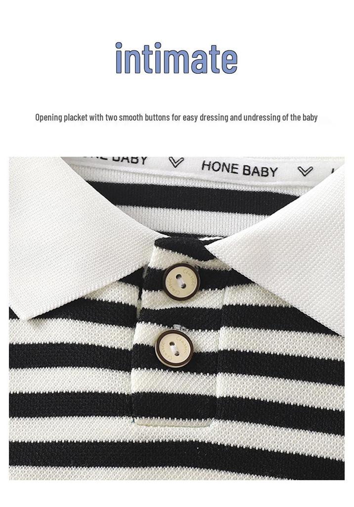 Children's Striped Hoodie for Boys - 2025 Korean Style Fashion, Spring/Autumn Wear, Casual Top for Medium and Small Kids.