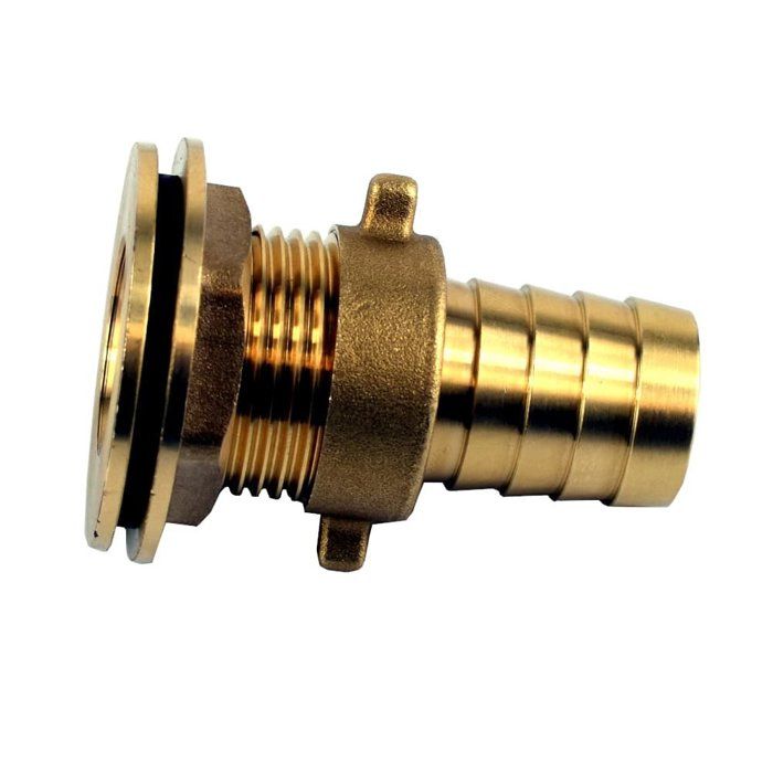 Raccord de Cuve en Laiton 1 Pouce avec Embout 25mm pour Récupérateur d'Eau