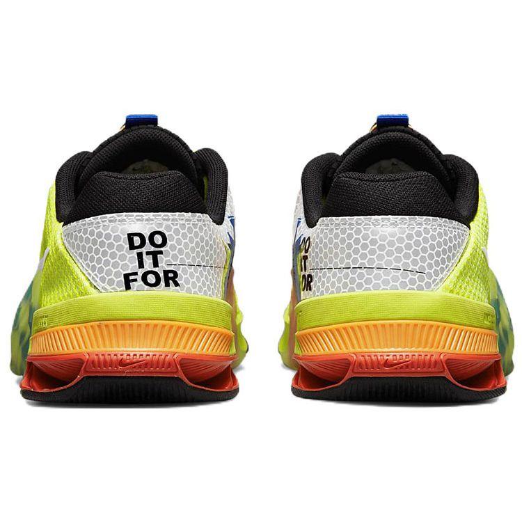 Nike Metcon 7 AMP Volt Bright Spruce Checkered Men Sneakers Yellow Black White DH3382-703