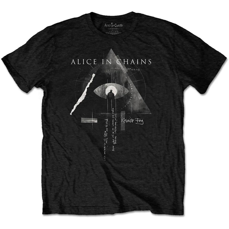 

Alice In Chains Rainier Fog Mountain Official Men s T-Shirt Men- 4XL
