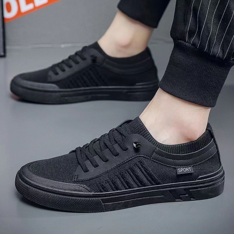 Sneakers Lightweight Man Shoe Tennis Mesh Black Casual Shoes For Men  Trend Retro Common High Quality Offer New In Delivery