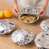 100 Stück Aluminiumfolien-Isolierfolie Lebensmittelabdeckungen Hitzebeständig BPA-frei Küche Frischhalte-Isolierfolie Lebensmittelaufbewahrungsabdeckungen