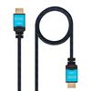 NANOCABLE Cable HDMI V2.0 Haut Débit Avec Ethernet, 4K À 60Hz, 18 Gbps, A/M-A/M, ARC 3D Ultra HD, Noir, 5.0mts