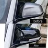 Gloss Black Rear Wing Mirror Cover Cap For BMW F20 F21 F22 F30 F32 F36 X1 F87 M3 Nlxk36