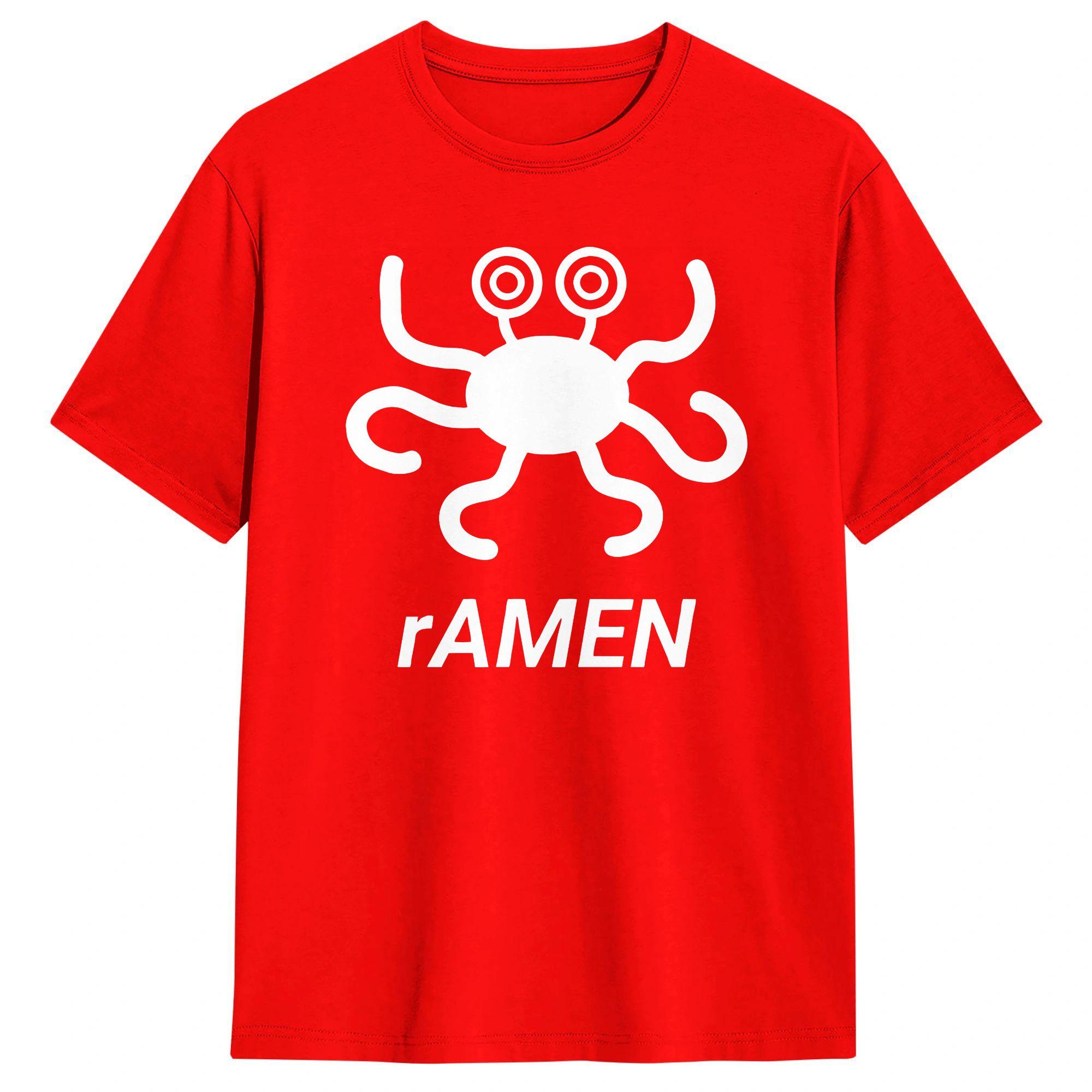 The Paste the Sauce and the Holy Meatballs TShirts Flying Spaghetti Monsterism Pastafarianism FSM Pure Cotton T Shirts Clothes S