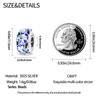 Charms Plata  Blue Butterfly Beads Fit Original  Bracelets Charms For Women Jewelry Diy Making Gifts