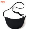 Solid Color Nyl Women's Travel Crossbody Bag Simple Female Hobos Shoulder Bags Casual Outdoor Phe Pouch Handbags Girls Purse