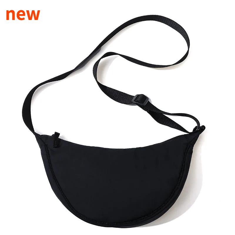 Solid Color Nyl Women's Travel Crossbody Bag Simple Female Hobos Shoulder Bags Casual Outdoor Phe Pouch Handbags Girls Purse