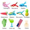 2PCS Cute Plastic Beach Towels Clips Large Drying Racks Retaining Clip Windproof Clothes Pegs Pins Animal Decorative Clothespins