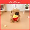 Capybara Cartoon Chef Plush Doll Children Toys Keychains Backpack Decoration
