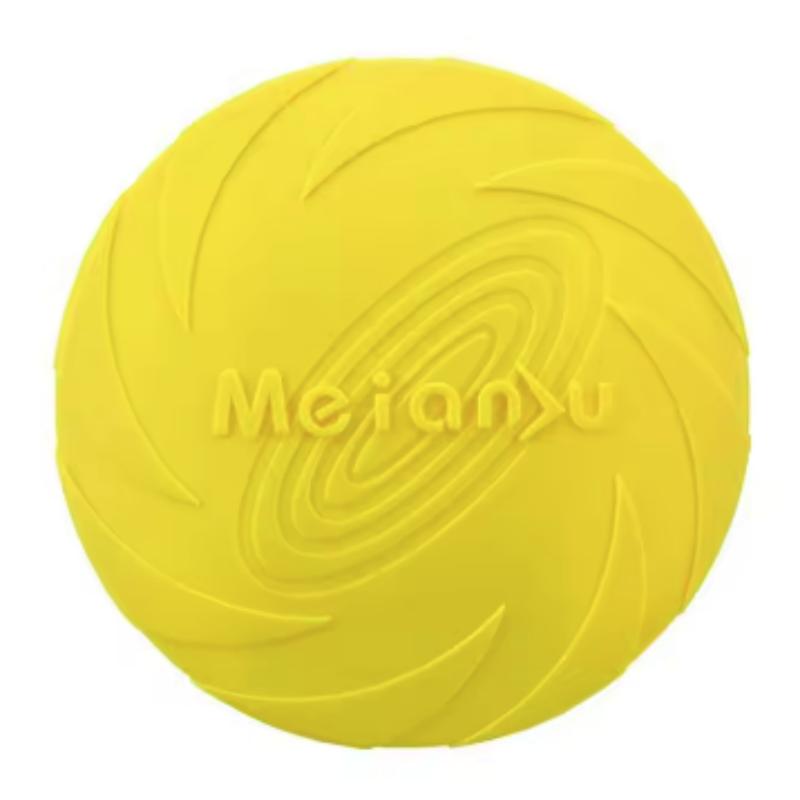 

Игрушка летающий диск для домашних собак, силиконовый материал, экологически чистый, устойчивый к жеванию, для интерактивных тренировок щенков, товары для домашних животных E2 22ml жёлтый