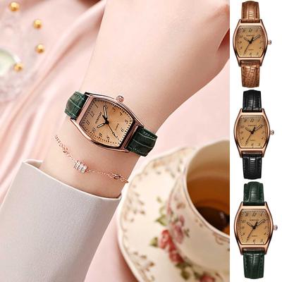 Luxury Design Women Watches Luminous Hand Wind  Leather  Winner Watch
