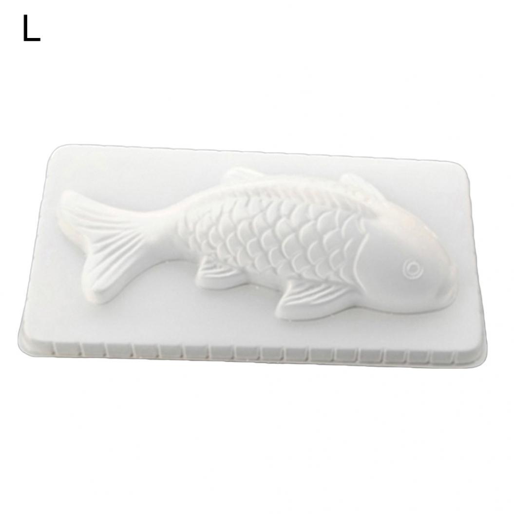 

Форма для выпечки, мыла, шоколада в виде рыбки L