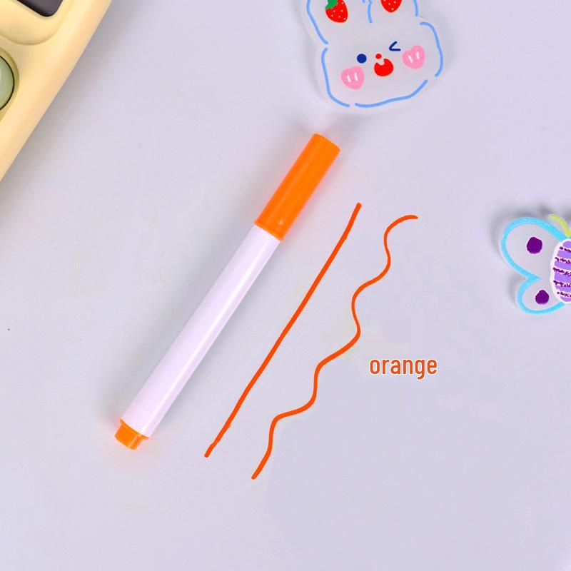 Dingdong Wasserlösliche Abwischbare Flüssigkreide-Stifte - 12 Fluoreszierende Farben für Tafeln