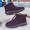 Men's and women's winter fur one thickened padded waterproof comfortable warm cold lightweight hiking waterproof non-slip snow boots