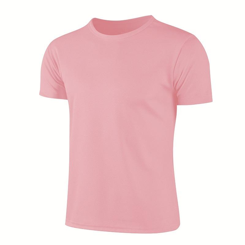 Letní tričko s kulatým výstřihem Quick Dry Clothes Pracovní oblečení Tričko s krátkým rukávem