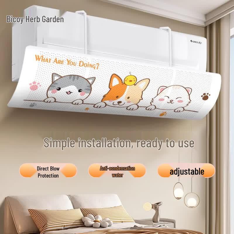 

Adjustable Air Conditioner Wind Deflector