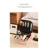 Makeup Bag with Mirror Large Capacity Portable Travel Cosmetic Organizer Handheld Toiletry Case for Women Cosmetic Pouch