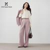 Pantaloni da completo a vita alta a gamba larga da donna Xiangying
