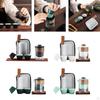 Ceramic Tea Set with Infuser And 3 Cups - Sleek Functional