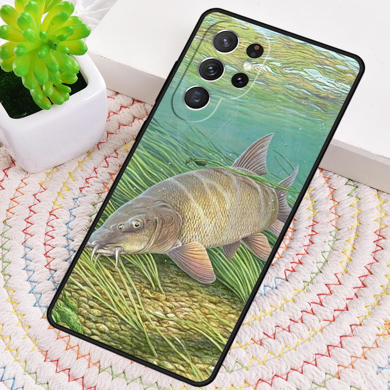 CARP FISH FISHING Phone Case for Samsung Galaxy Note 10 Pro S26 Ultra S23 S24 FE S25 S21 S22 PLUS Shockproof Cove