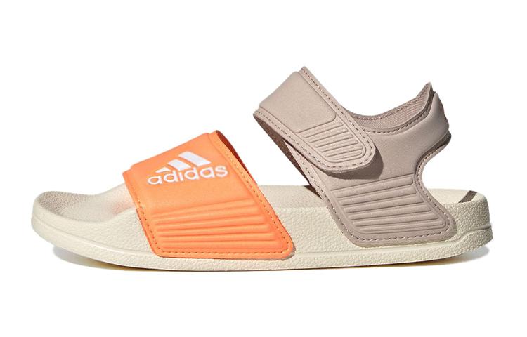 

Сандалии Adidas Adilette Удобные Нескользящие Износостойкие Детские Сандалии Серый Оранжевый Белый Детские H06446 31.5