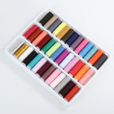39 Colores Surtidos Hilo de Coser de Poliéster Puro Máquina Mano 200 Yardas Cada Bobina