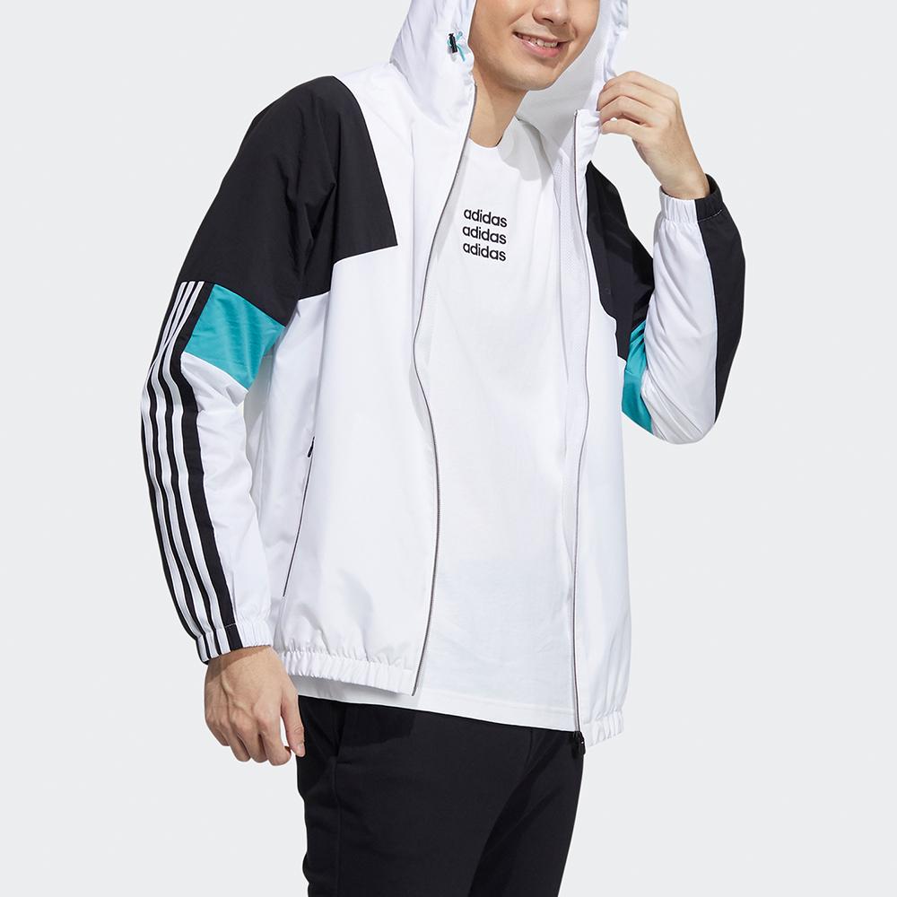Adidas Neo Cs Cb Wb 2 Embroidered Contrast Sports Jacket Men Jackets White GP5685