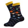 Planet Spacecraft Series Men's Fashion Trend Socks