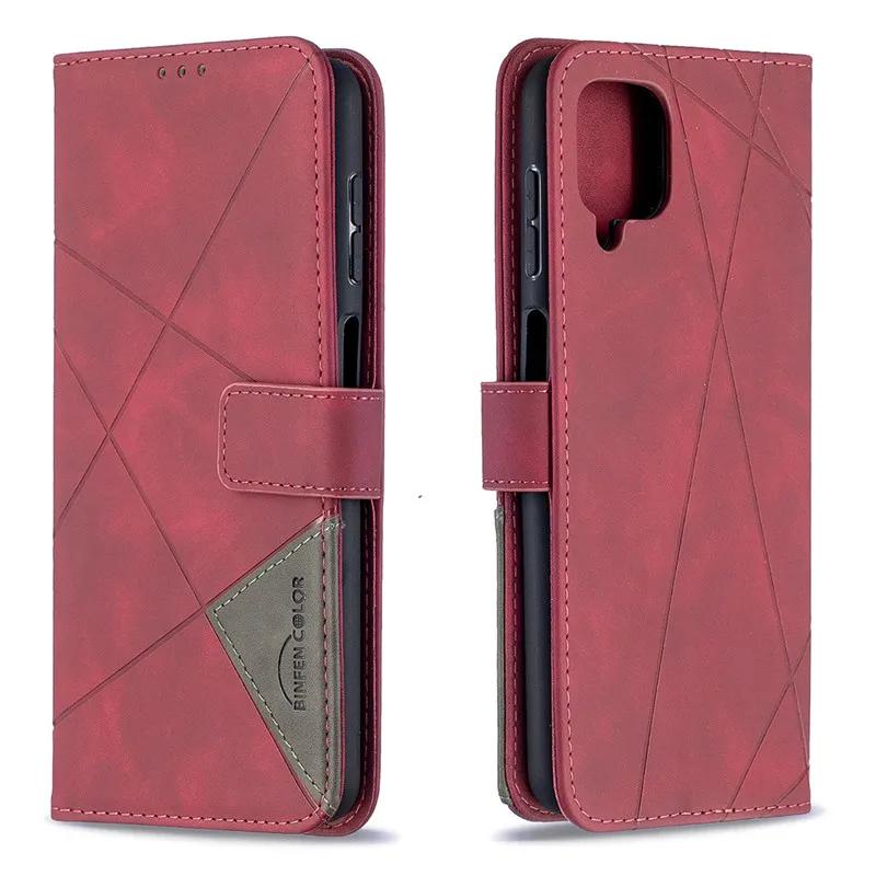 Wallet Flip Case For Samsung Galaxy A12 Cover Case on For Samsung A 12 A125 SM-A125F Magnetic Leather Stand Phone Protective Bag