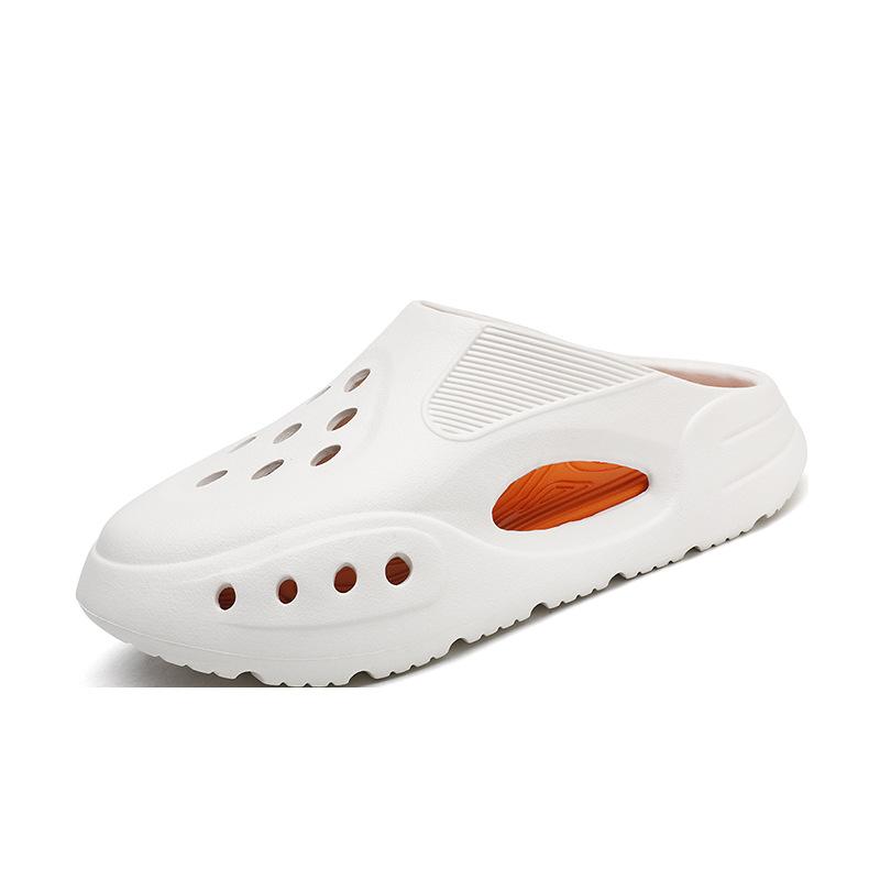 Summer Removable Beach Hole Shoes Breathable Adult Garden Shoes Outdoor Fashion Trendy Men's Cool Slippers